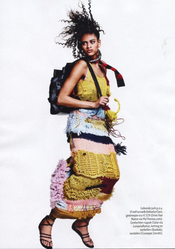 Kiara Velthuis for Glamour Dutch July 2014 photographer Jouke Bos 